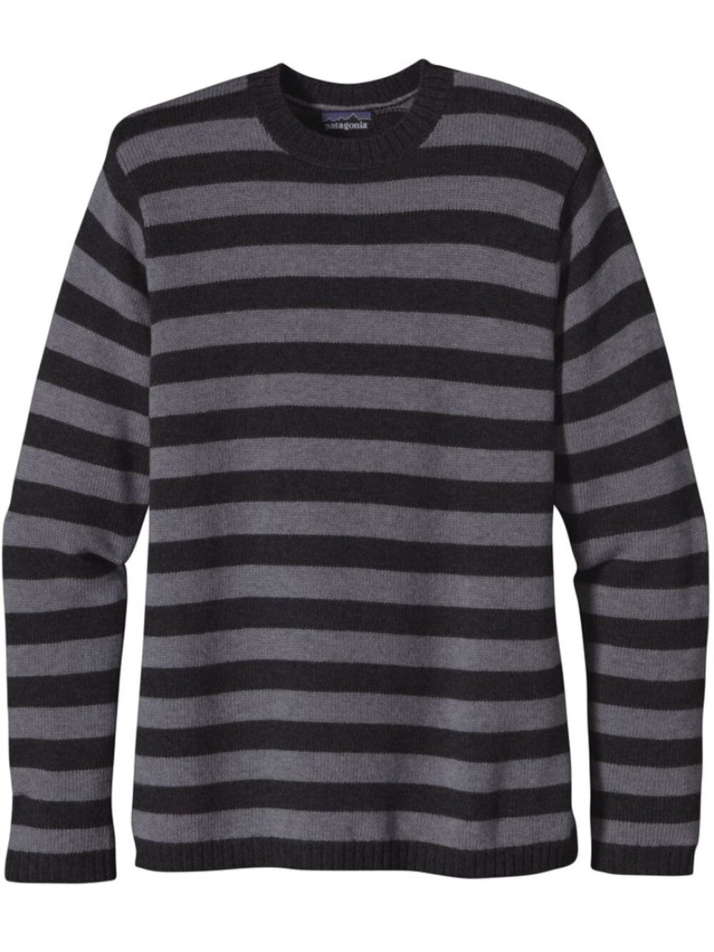 Patagonia Men's Lambswool Knit Striped Crewneck Sweater